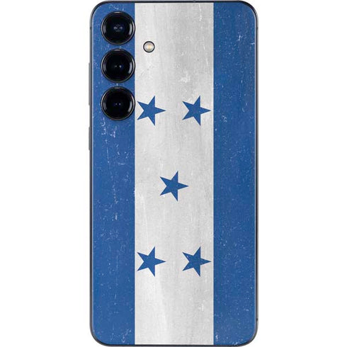 Honduras Flag Distressed Galaxy S24 Plus Skin